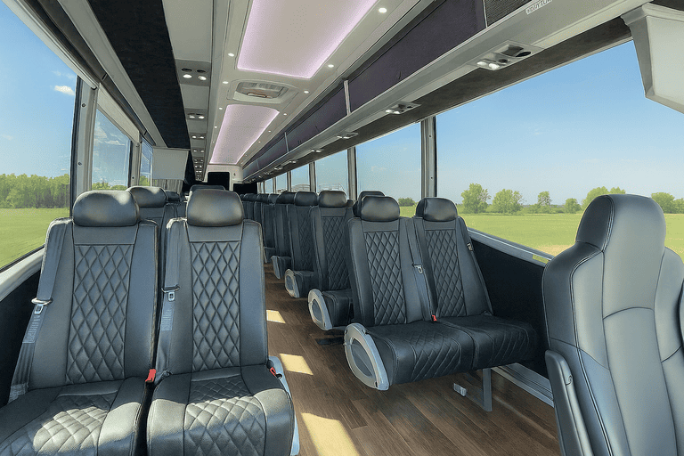 coach bus in Denton