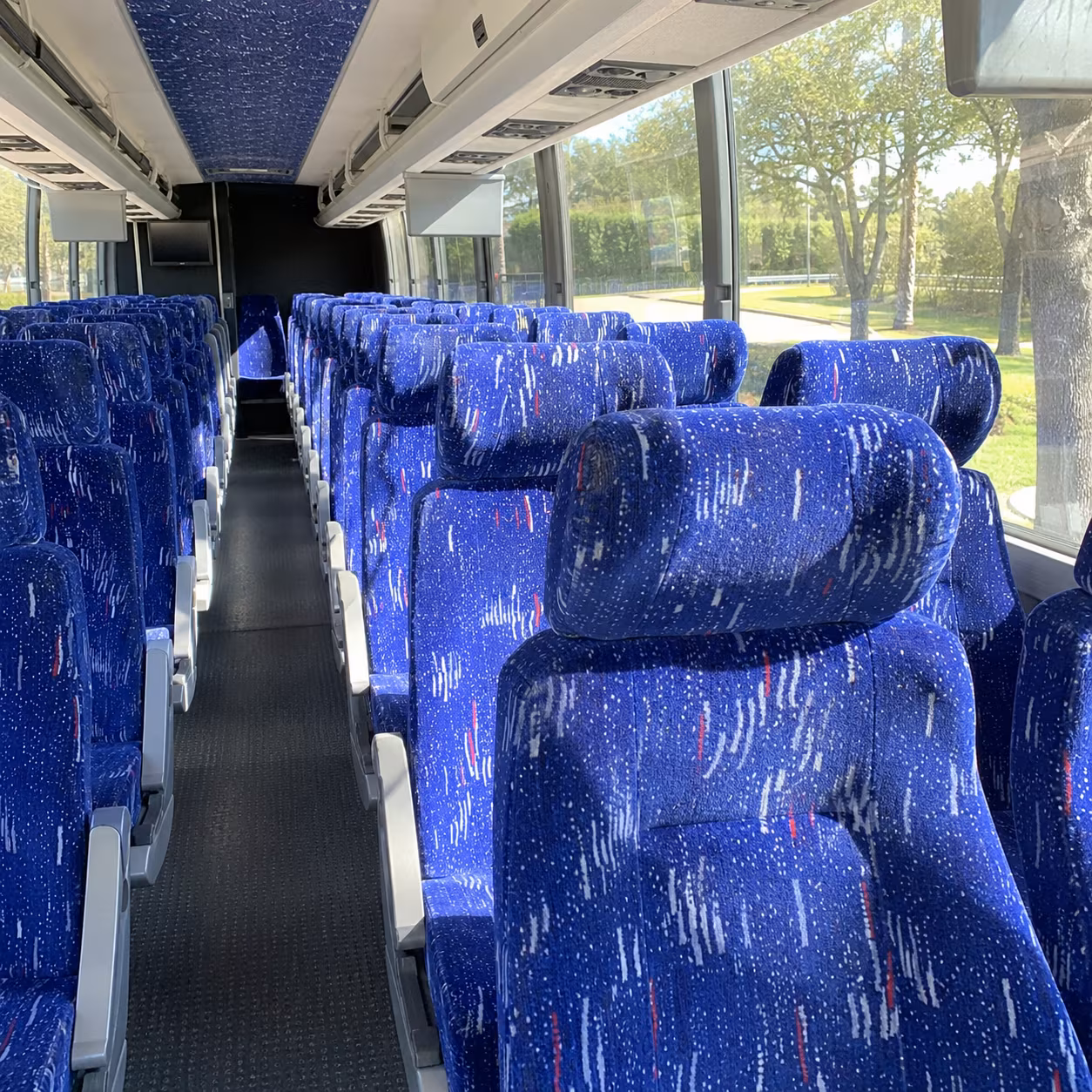 charter buses for large denton high school prom groups