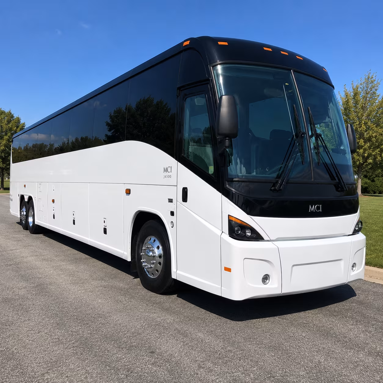 charter buses for large denton wedding guest lists