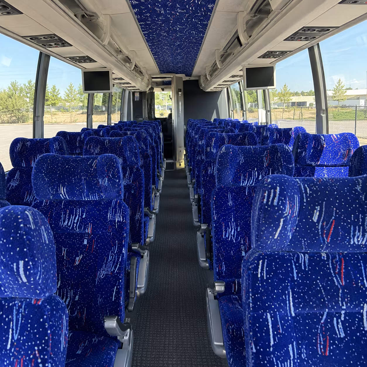 charter buses for unt and twu conference groups in denton