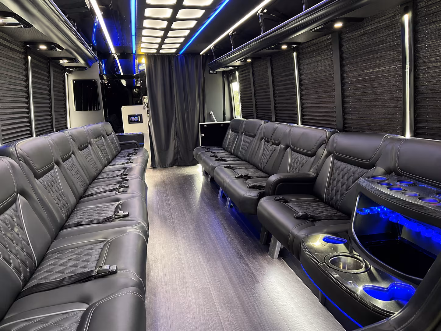 corporate wine tour bus rentals and private group transportation in denton