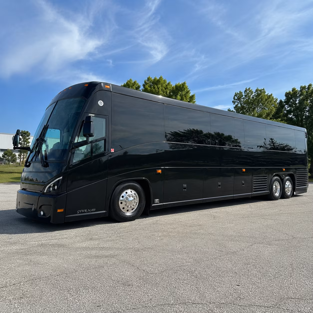 denton 47 passenger charter bus