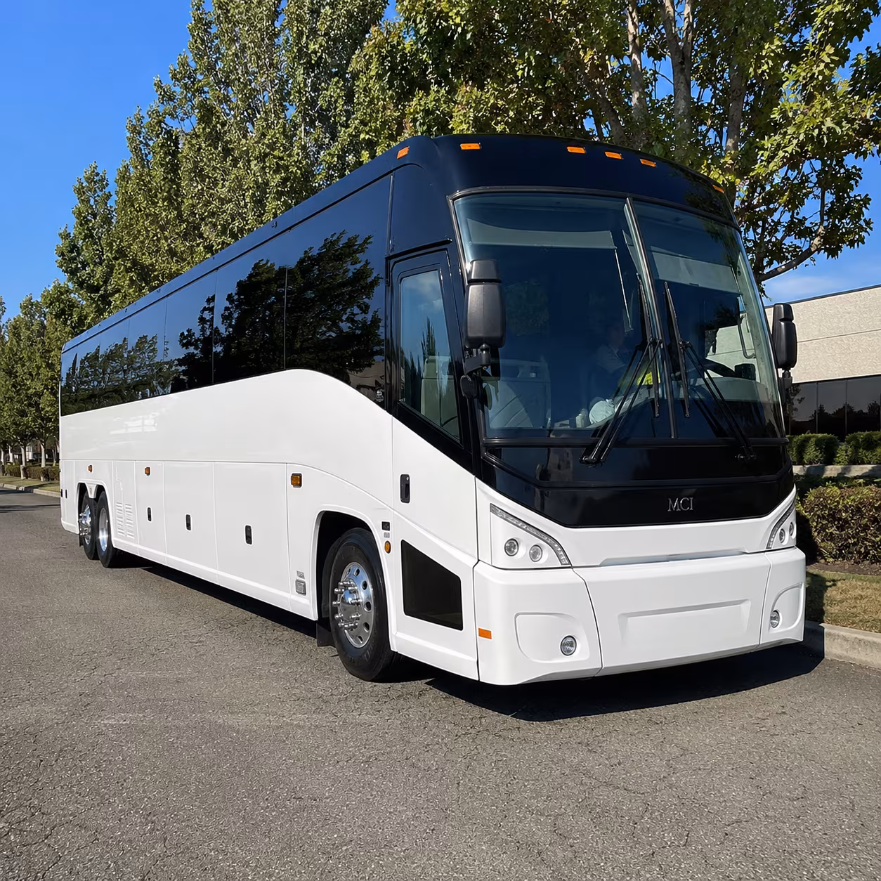denton 50 passenger charter bus