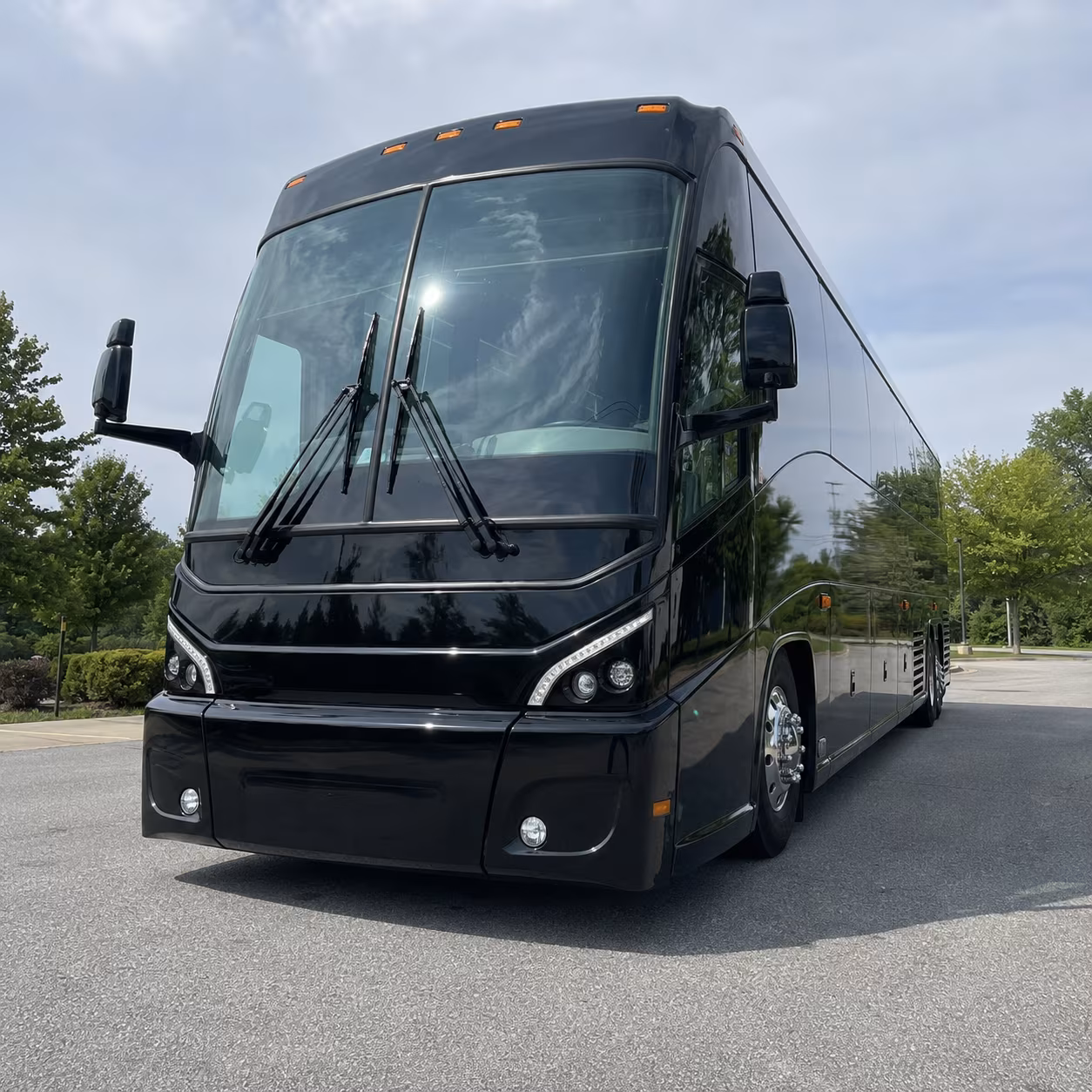 denton concert charter bus rental