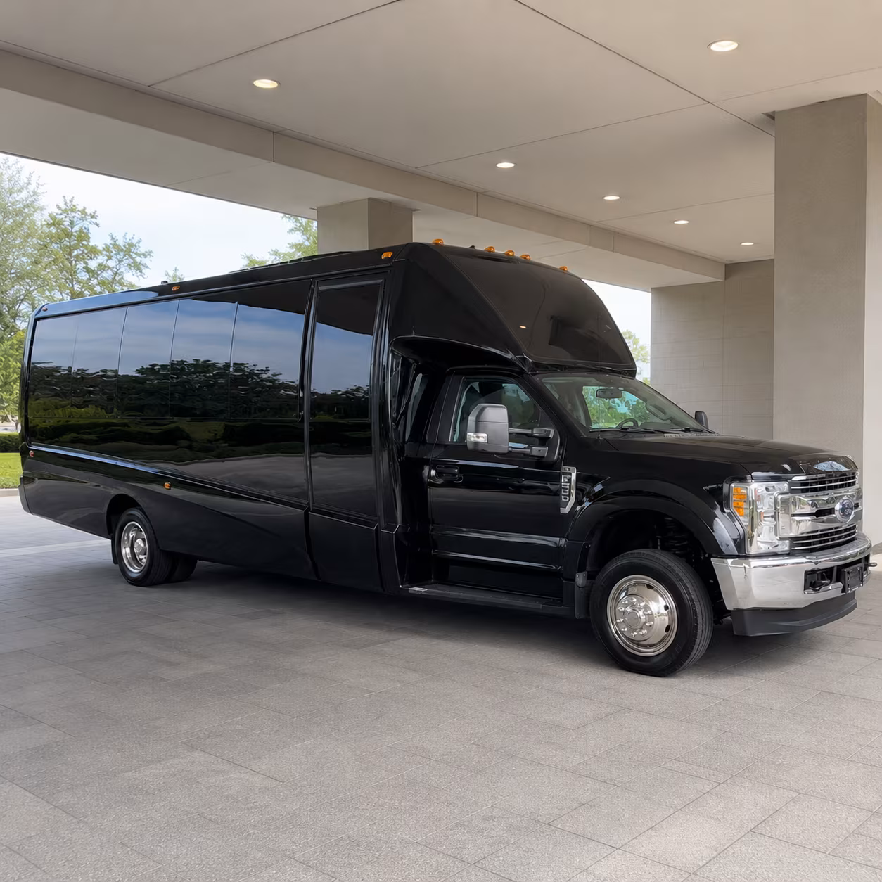 denton holiday party bus rental