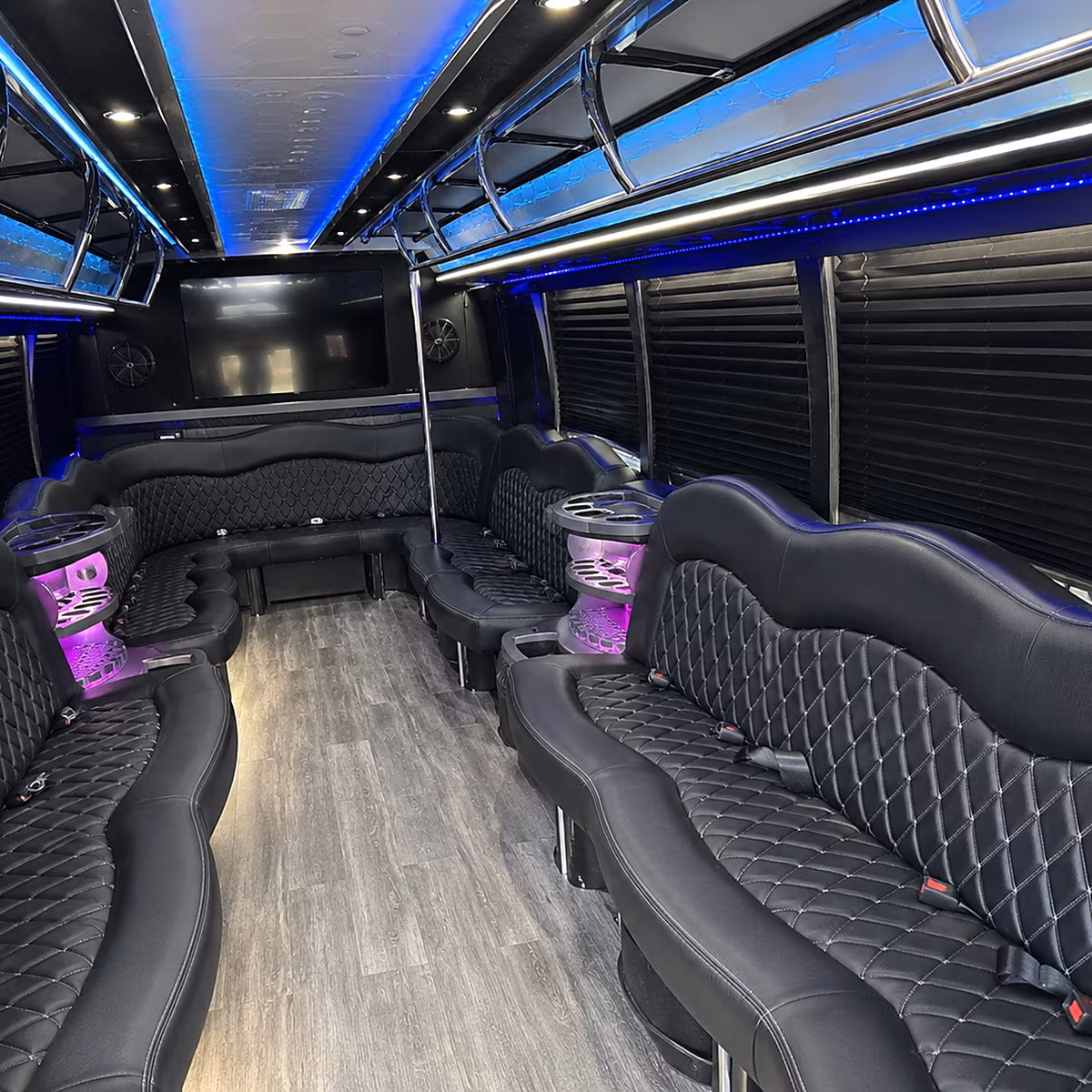denton night out party bus rental
