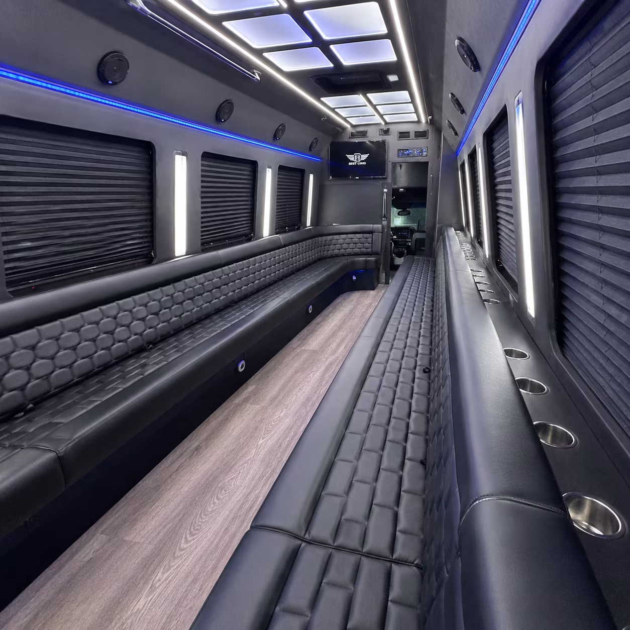 denton party bus interior