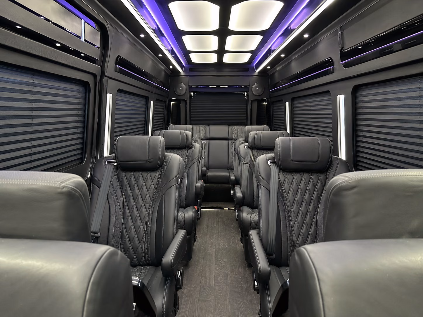 denton sprinter van with driver inside