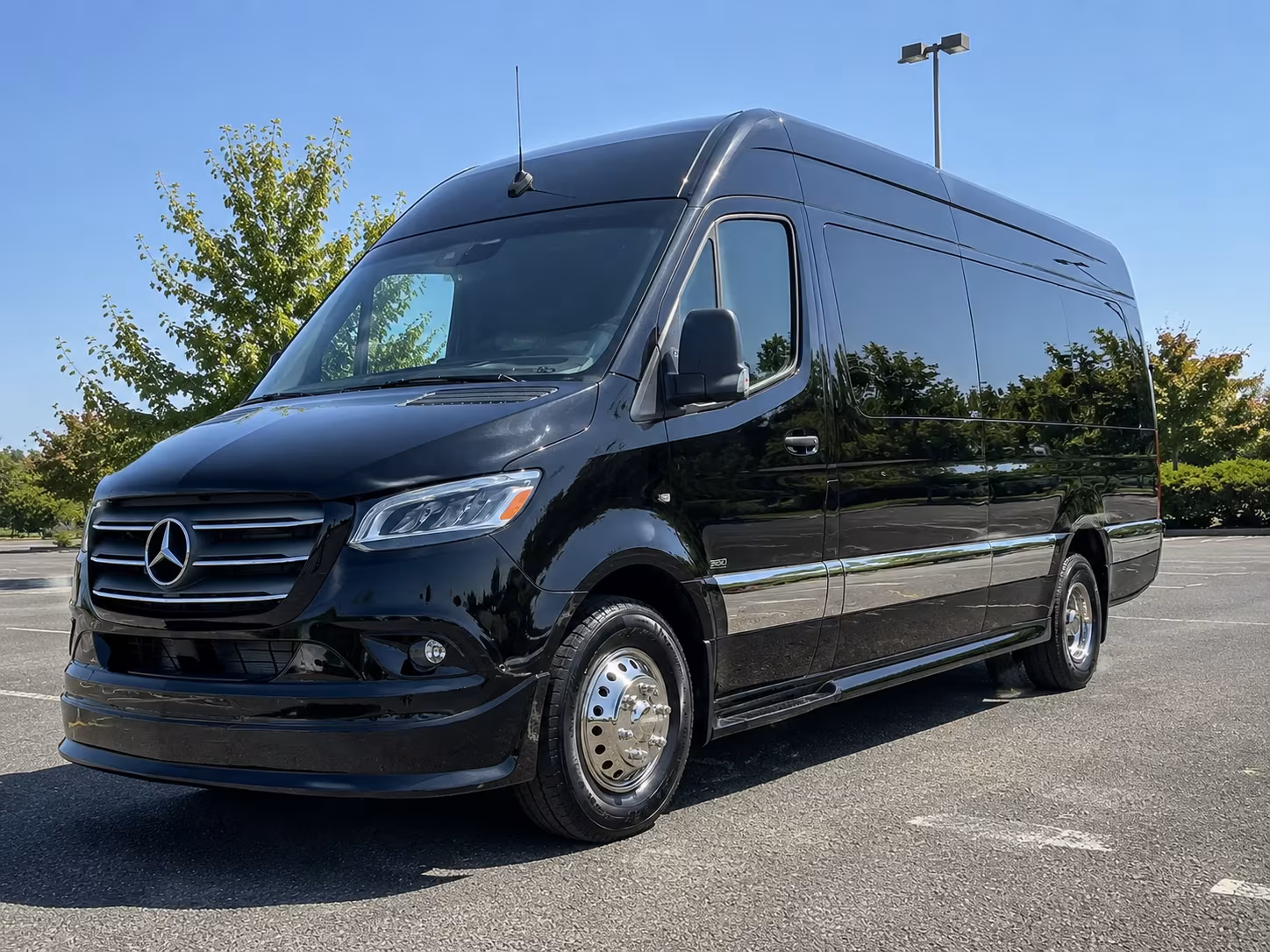 denton sprinter van with driver