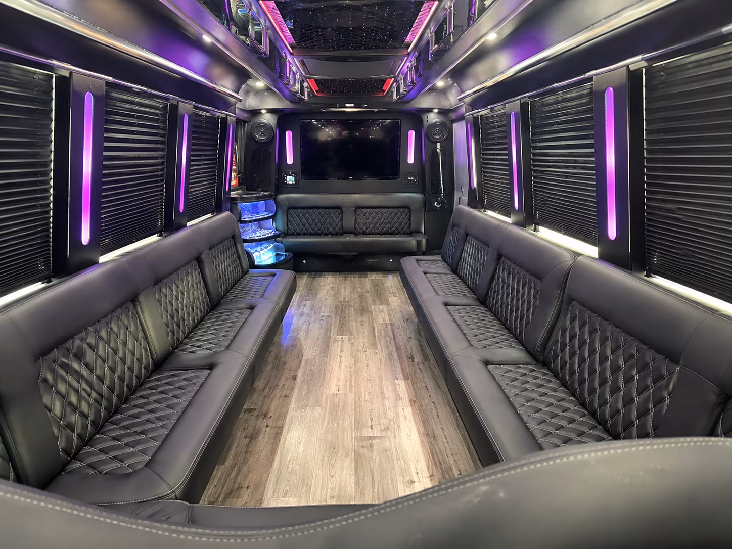 denton wedding party bus rental