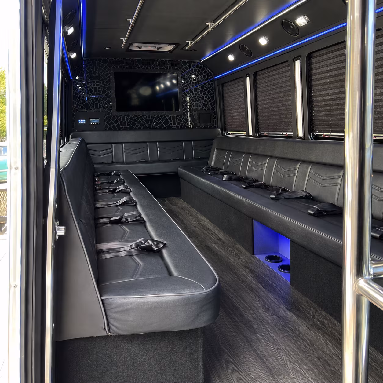 denton wine tour party bus rental