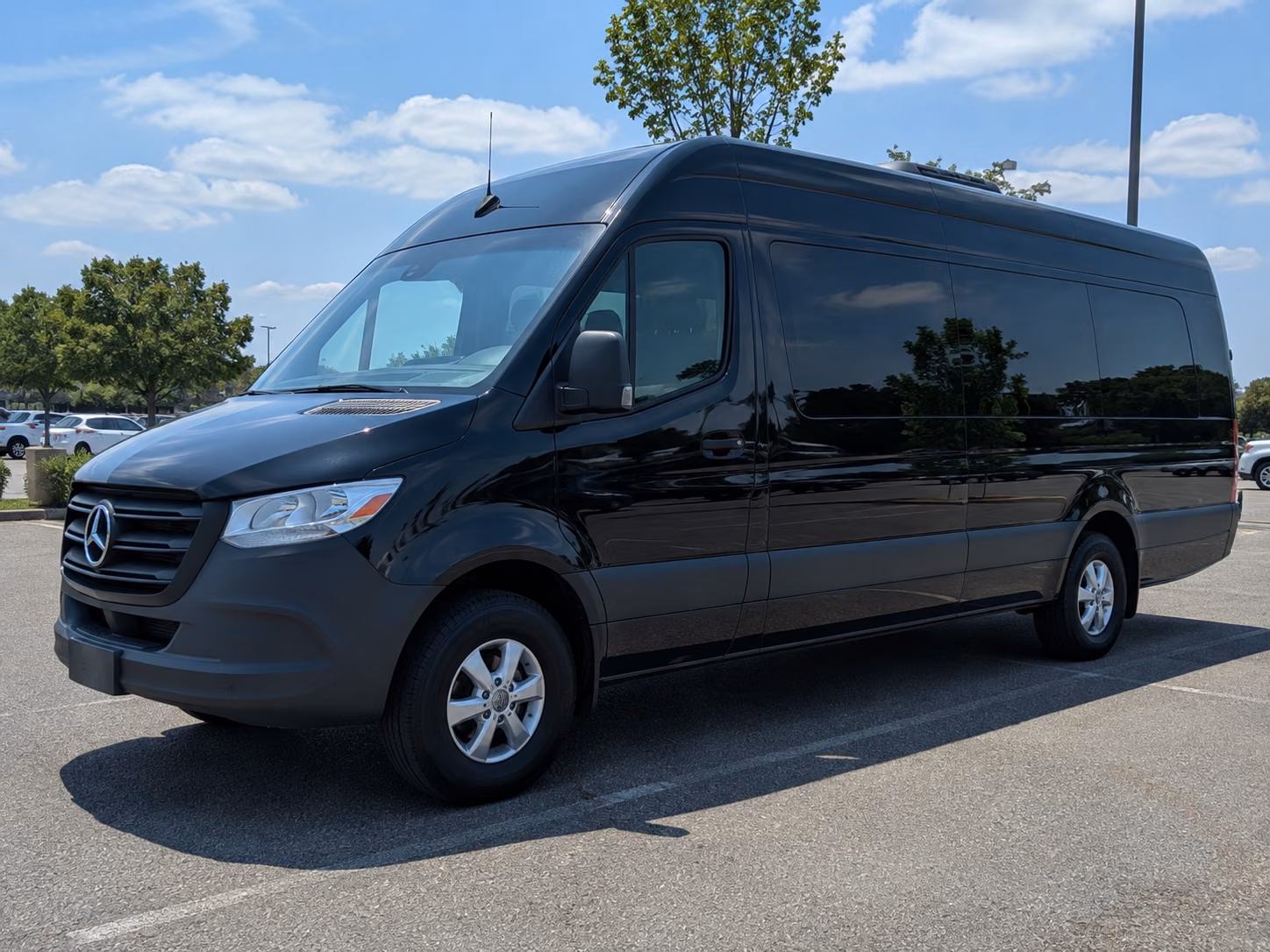 sprinter vans and minibuses for smaller denton concert groups